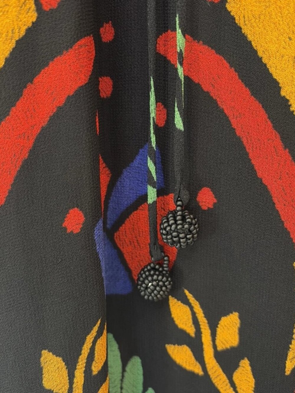 Farm Rio Anthropologie Georgette Maxi Dress Sz M Tropical Toucan Boho Lined - Picture 9 of 16